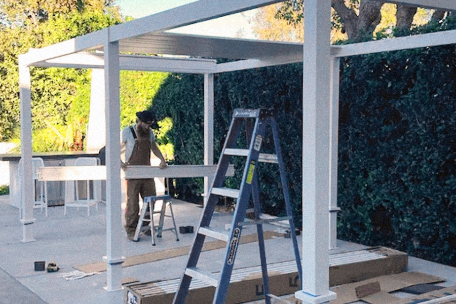 Mirador Pergola Installation: A Realistic DIY Story About Helpers, Louvers, and Patience