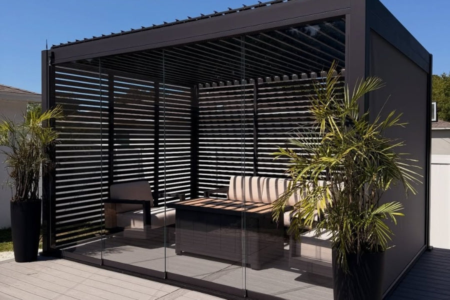 mirador aluminum pergola