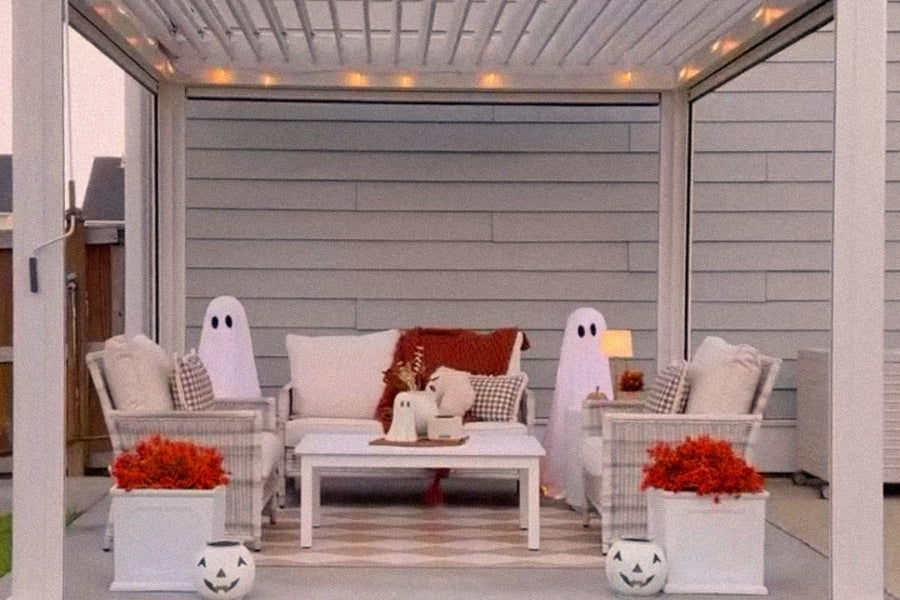 Halloween party pergola