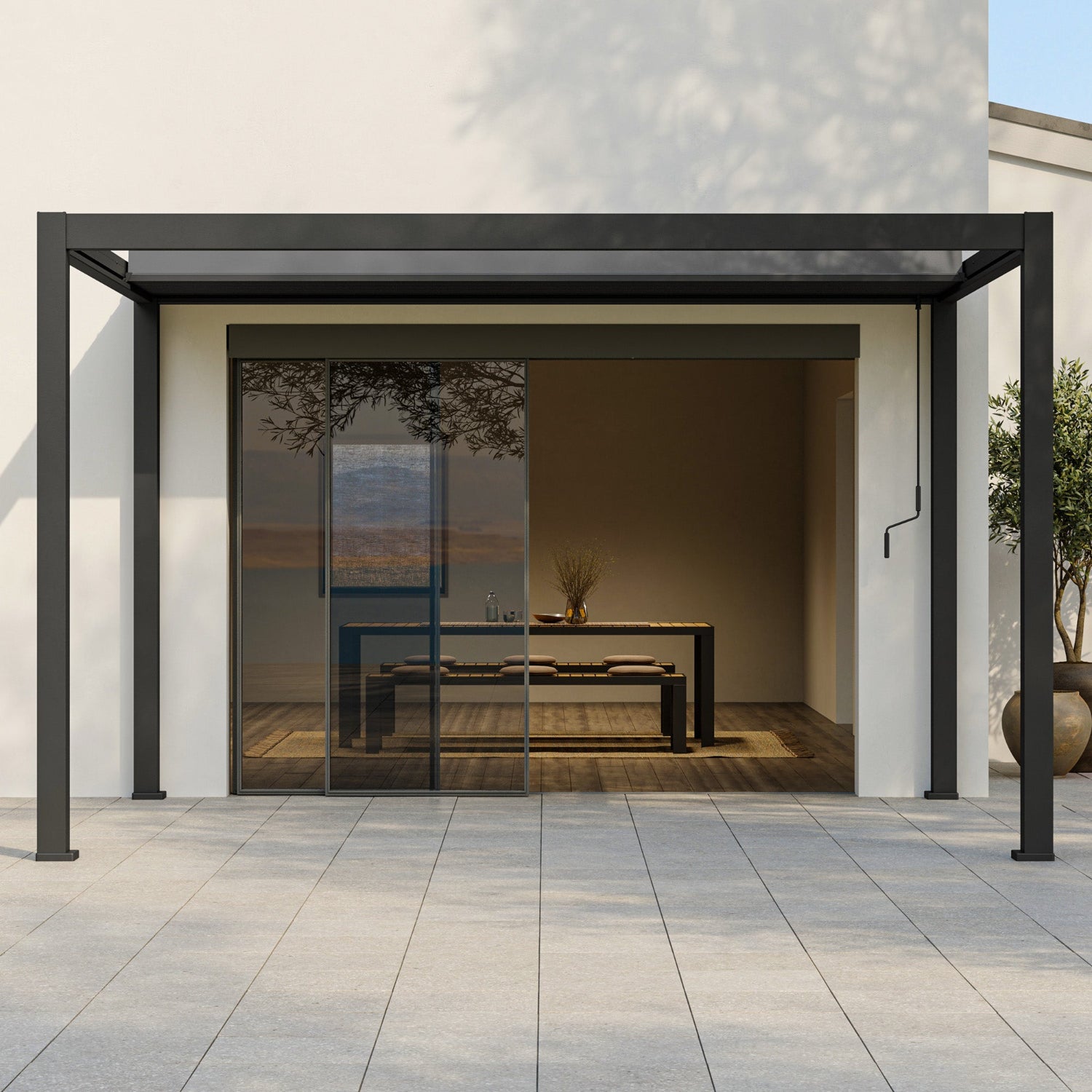 Mirador 111A 13'x10' Origami Pergola