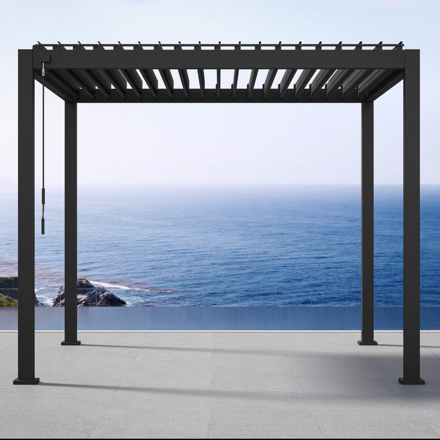 MIRADOR 111DA 10'x10' WHITE PERGOLA