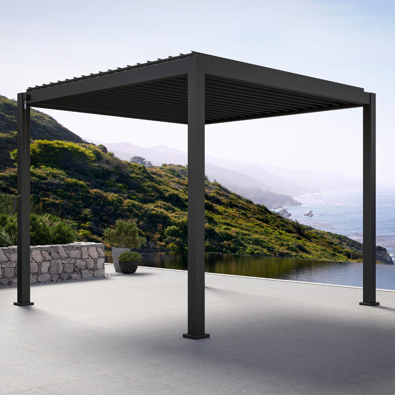 MIRADOR 111DA 10'x10' WHITE PERGOLA