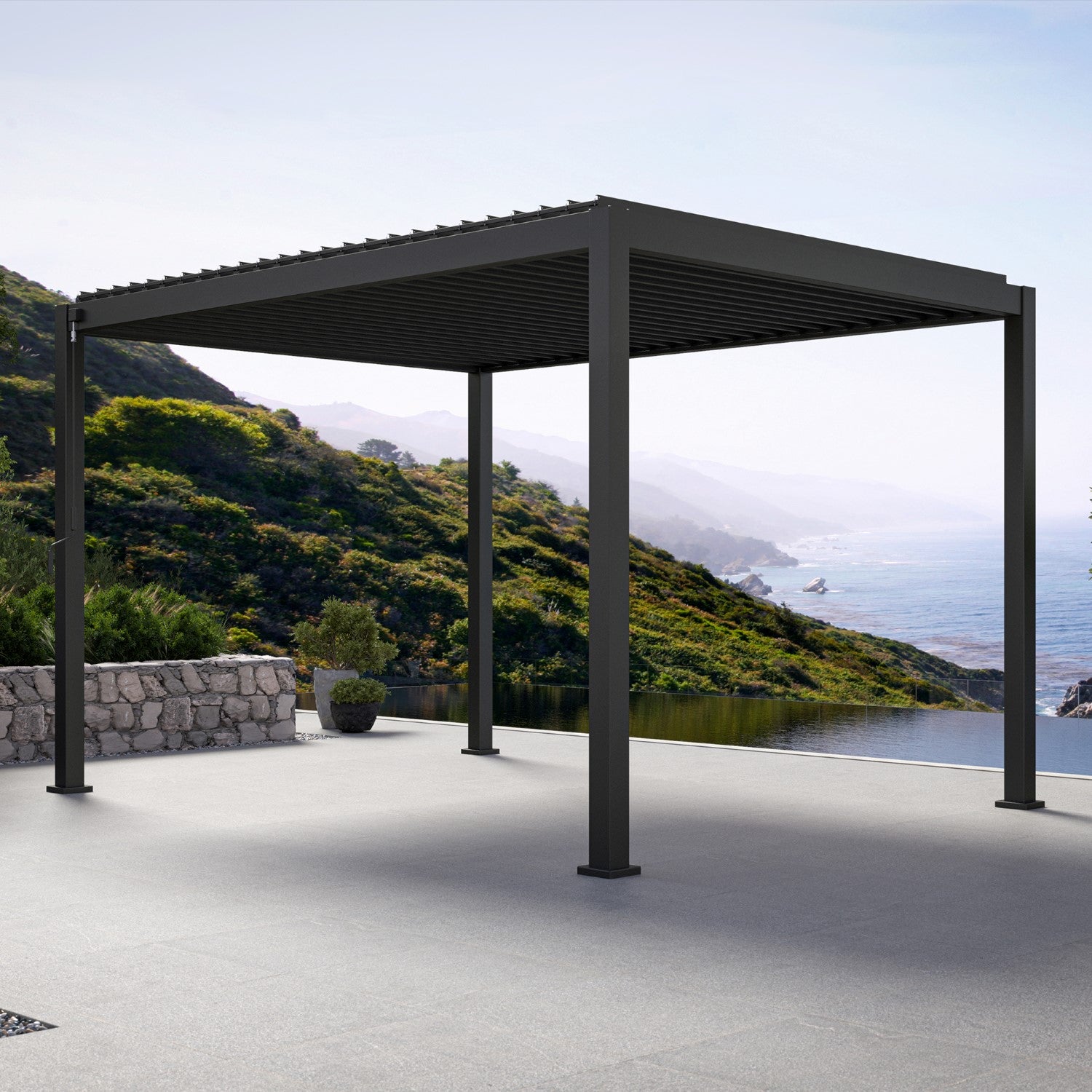 MIRADOR 111DA 10'x13' WHITE PERGOLA