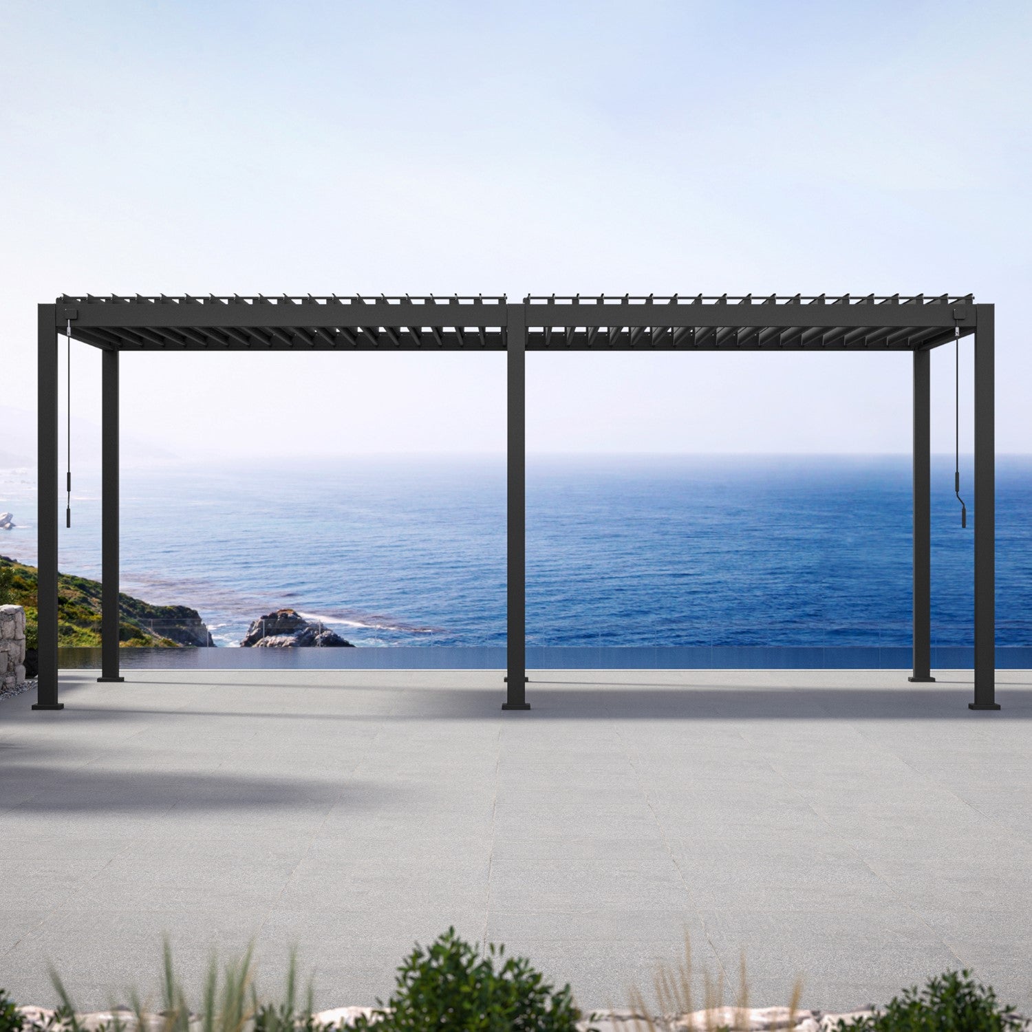 MIRADOR 111DA 10'x20' WHITE PERGOLA