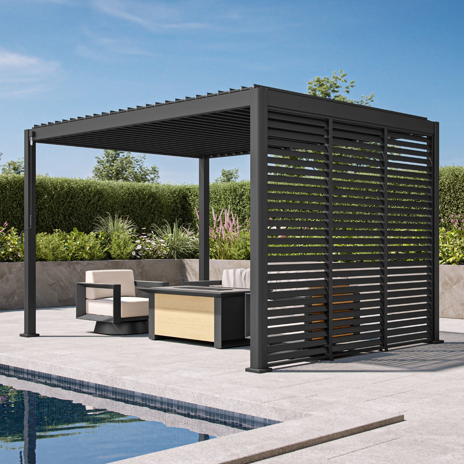 111 Accessory - 1/3 10' Fixed shutter wall