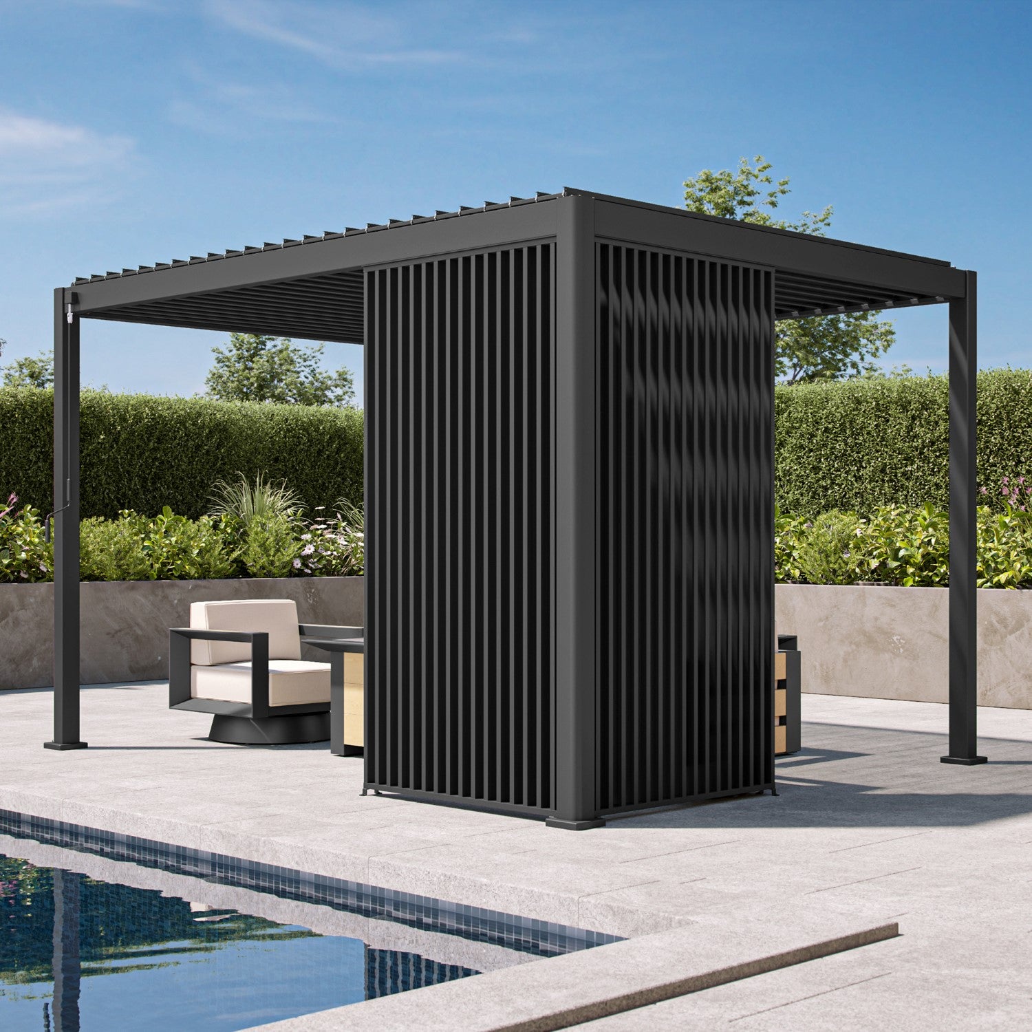 111 Accessory - 1/3 13' White Decowall Skyline