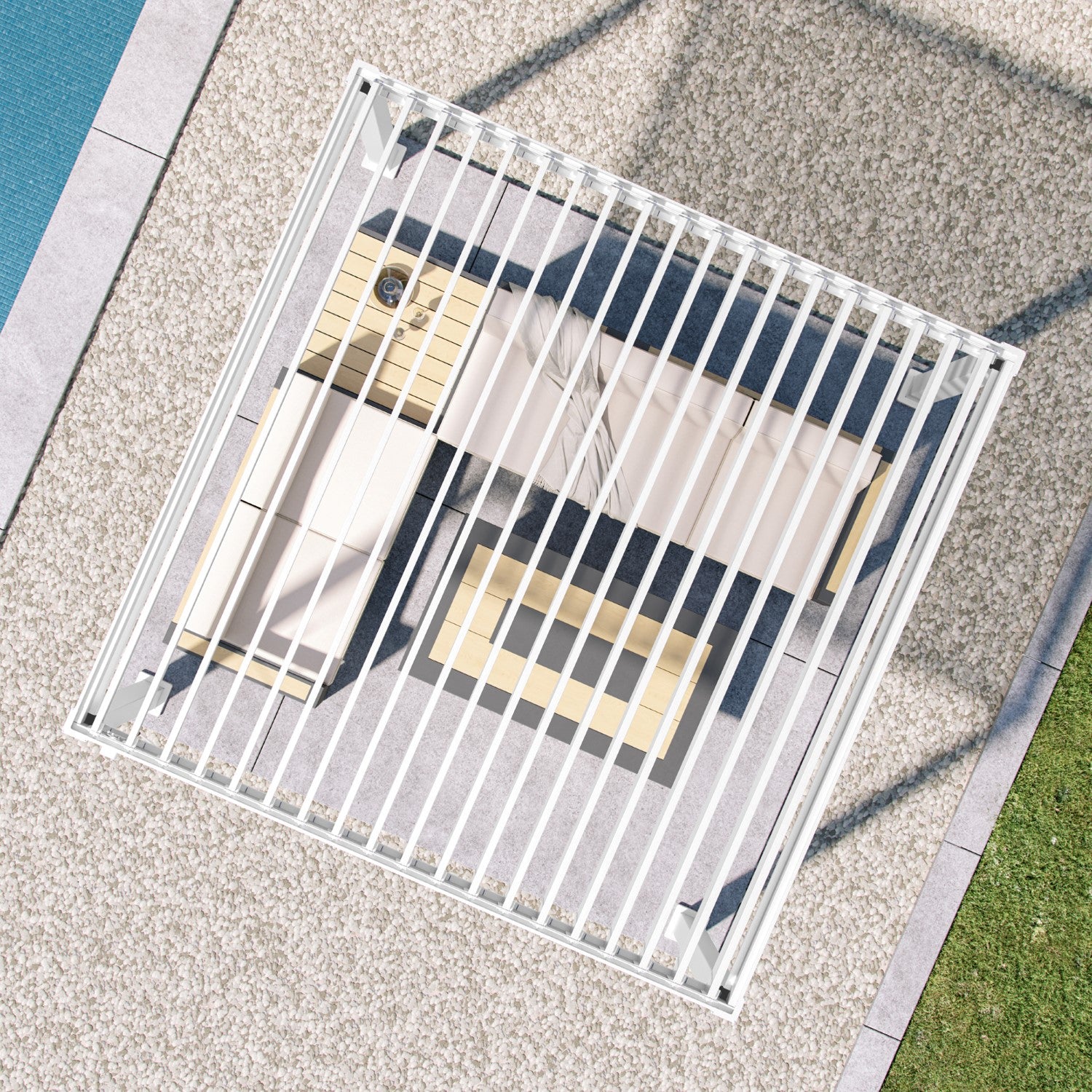 MIRADOR 111S 10'x10' CHERRY OAK PERGOLA