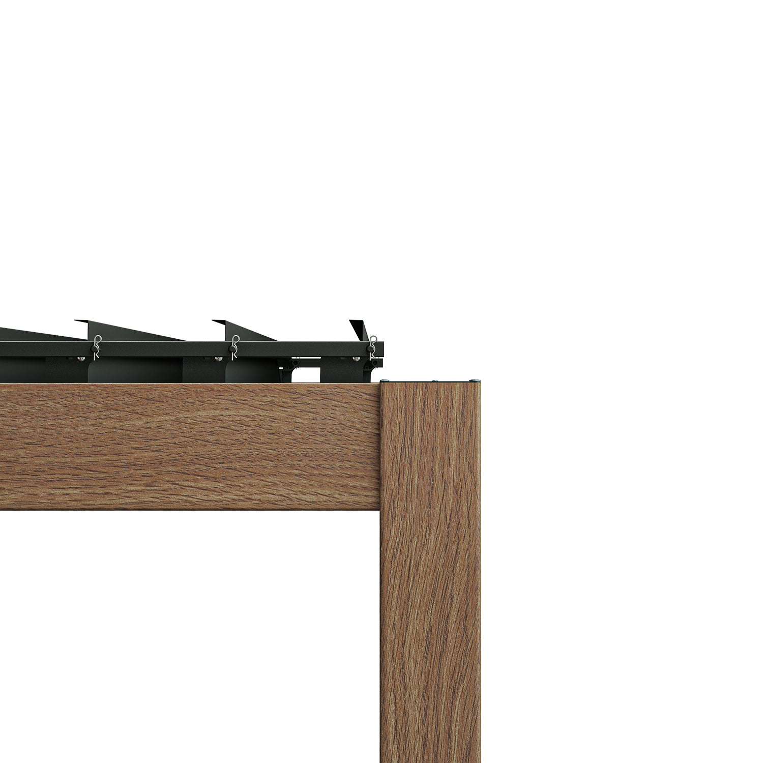 Mirador 111S 10'x20' Takasho-Brown Ebony Pergola