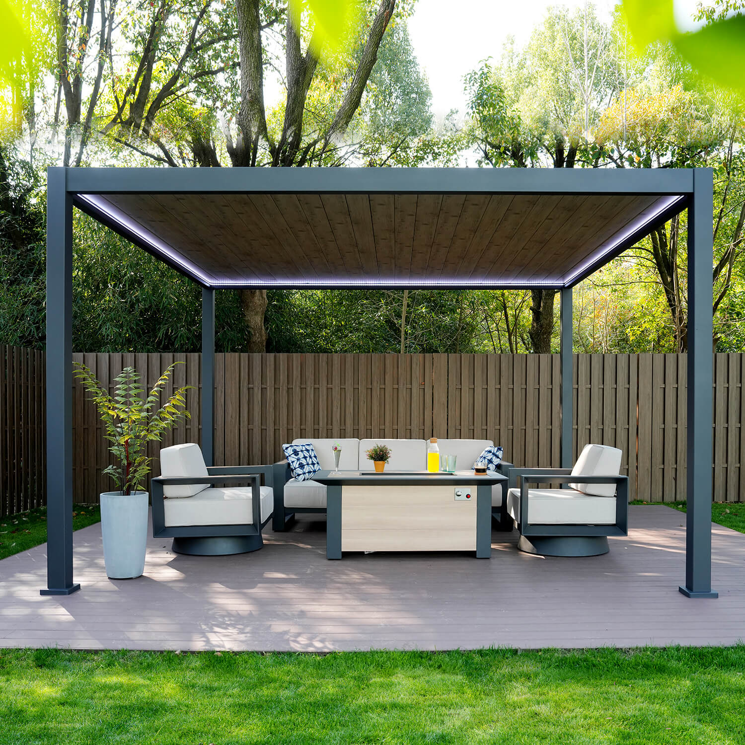MIRADOR 12'x13' 111A LED Gazebo