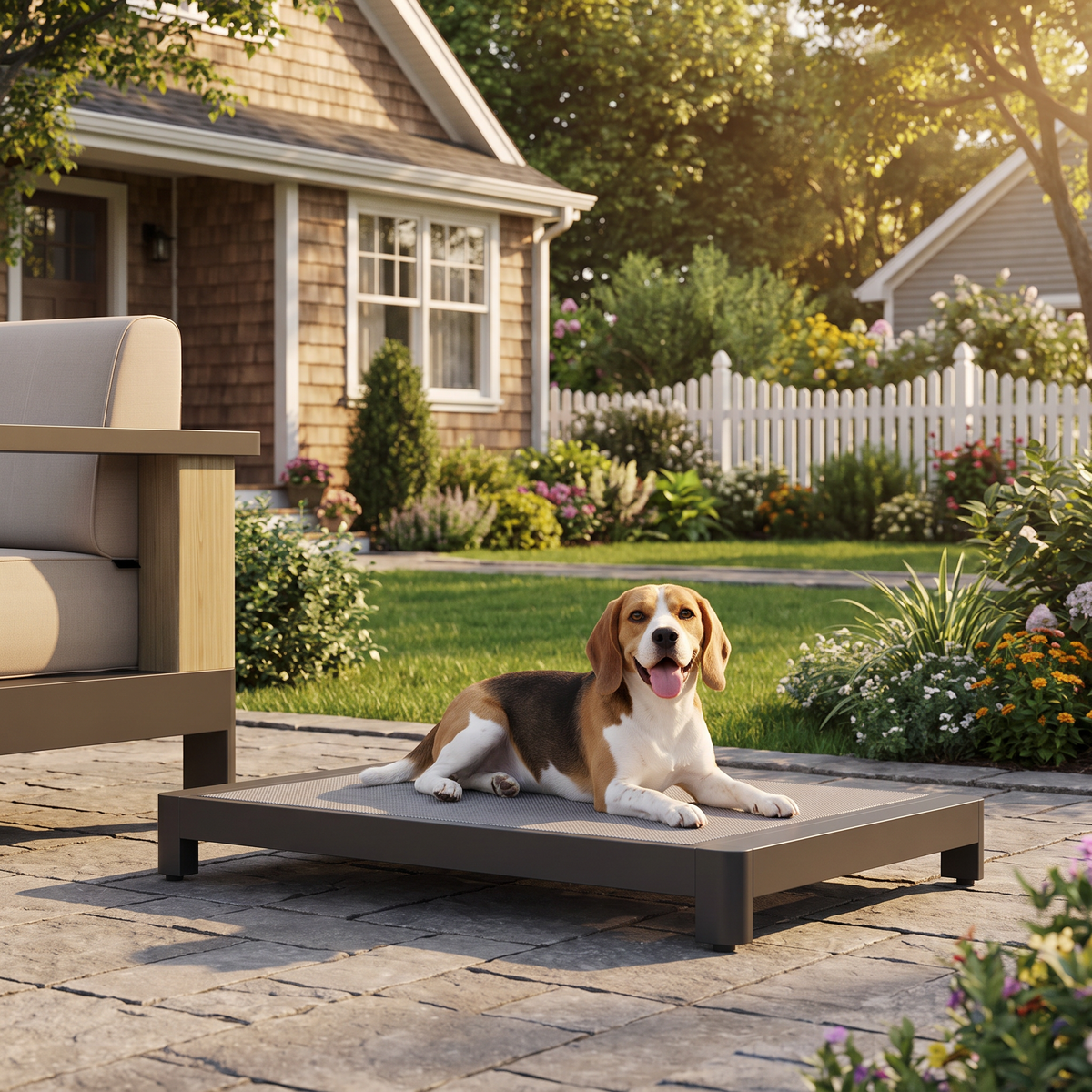 Siena Pet Bed 36‑Inch - Mirador Outdoor Furniture