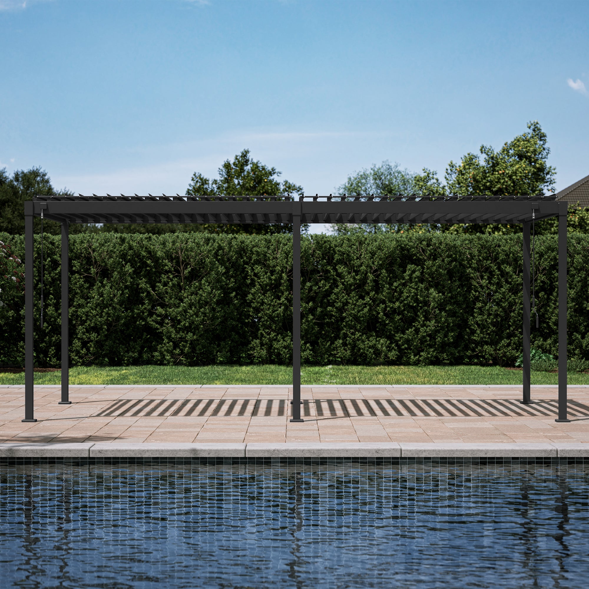 MIRADOR 80S 10'x20' LATTE PERGOLA