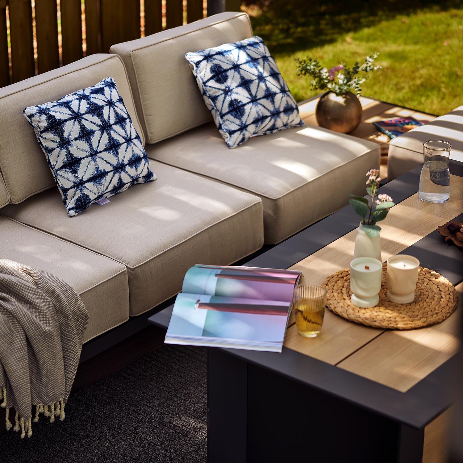 Sanibel Modular Corner Sofa - 5-piece - Mirador Outdoor Furniture