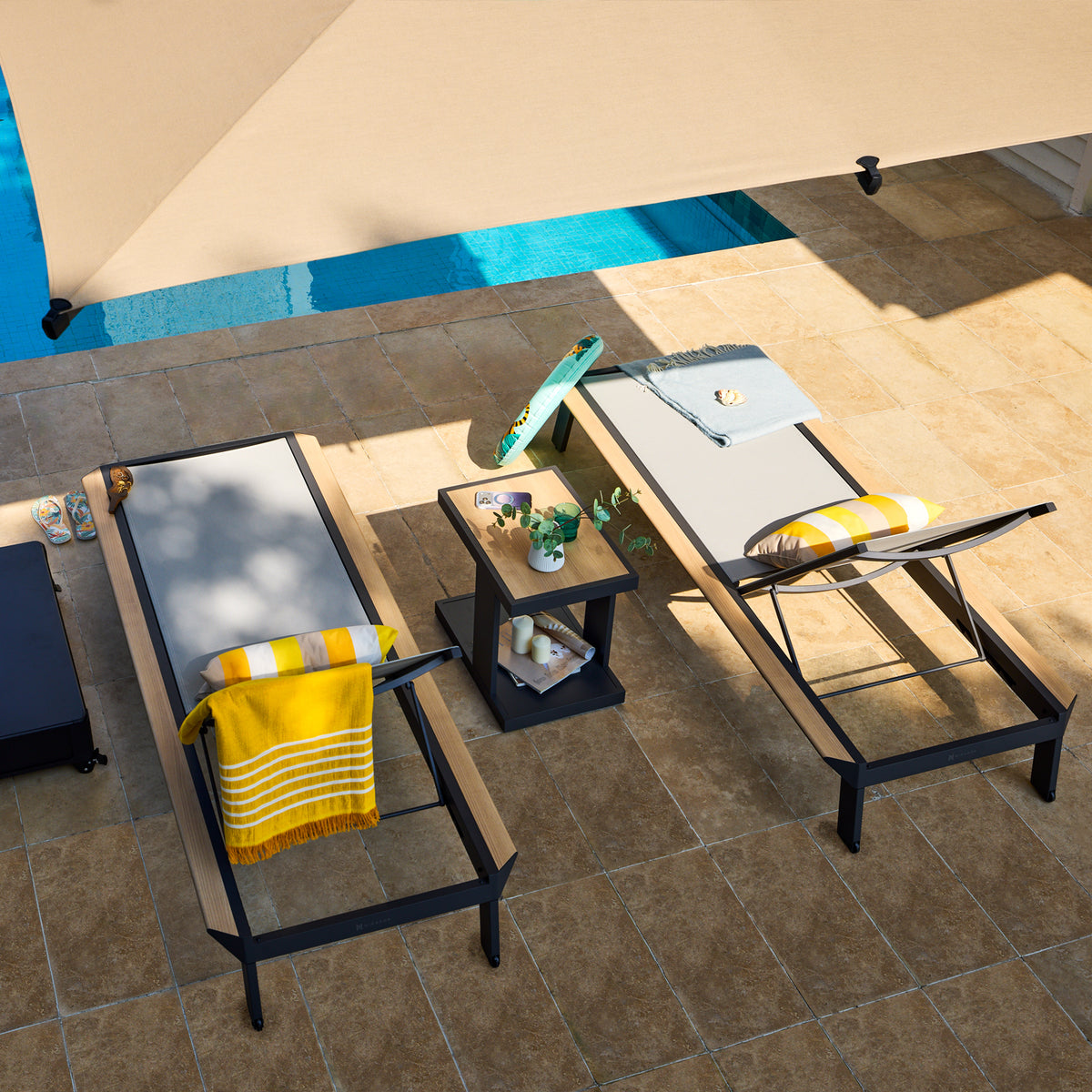 Siena 3-Piece Chaise Lounge - Mirador Outdoor Furniture