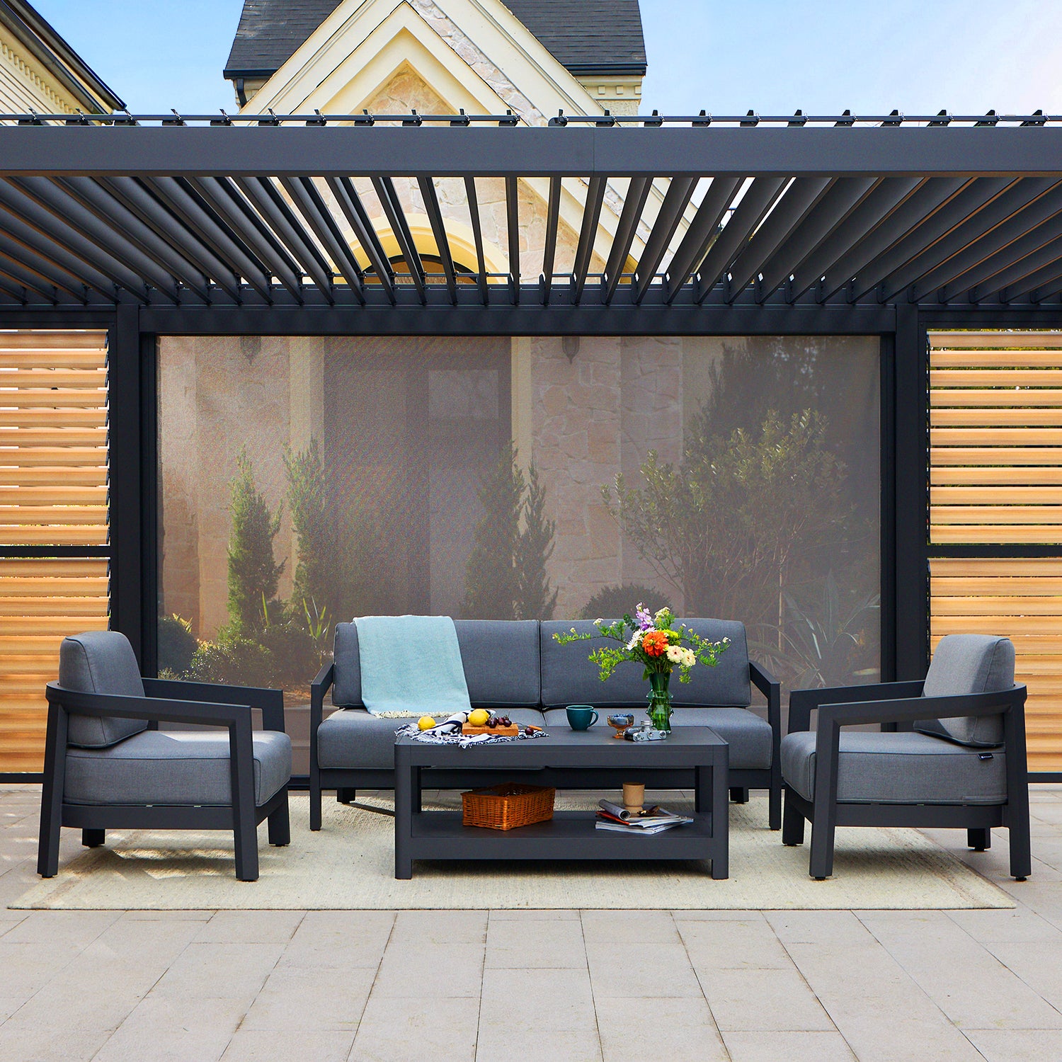 Mesa 4-Piece Seating Set - Mirador Outdoor Furniture