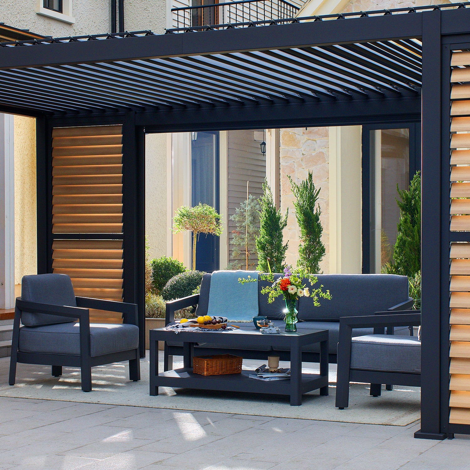 Mesa 4-Piece Seating Set - Mirador Outdoor Furniture