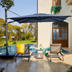 Mirador Novara 10'x10' Cantilever Indigo Color