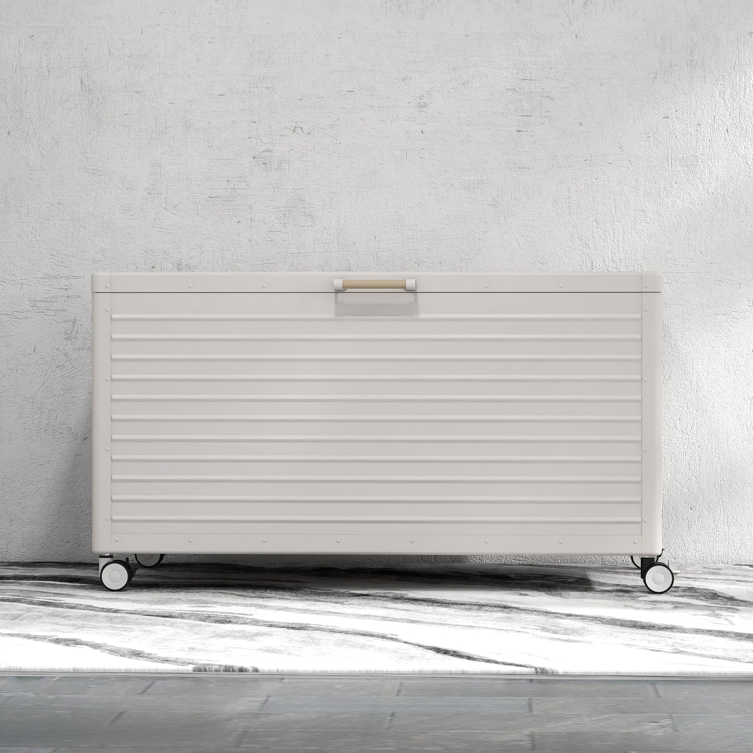 Mirador Outdoor Storage Series - Deck box horizon - 175 US Gallon - Latte