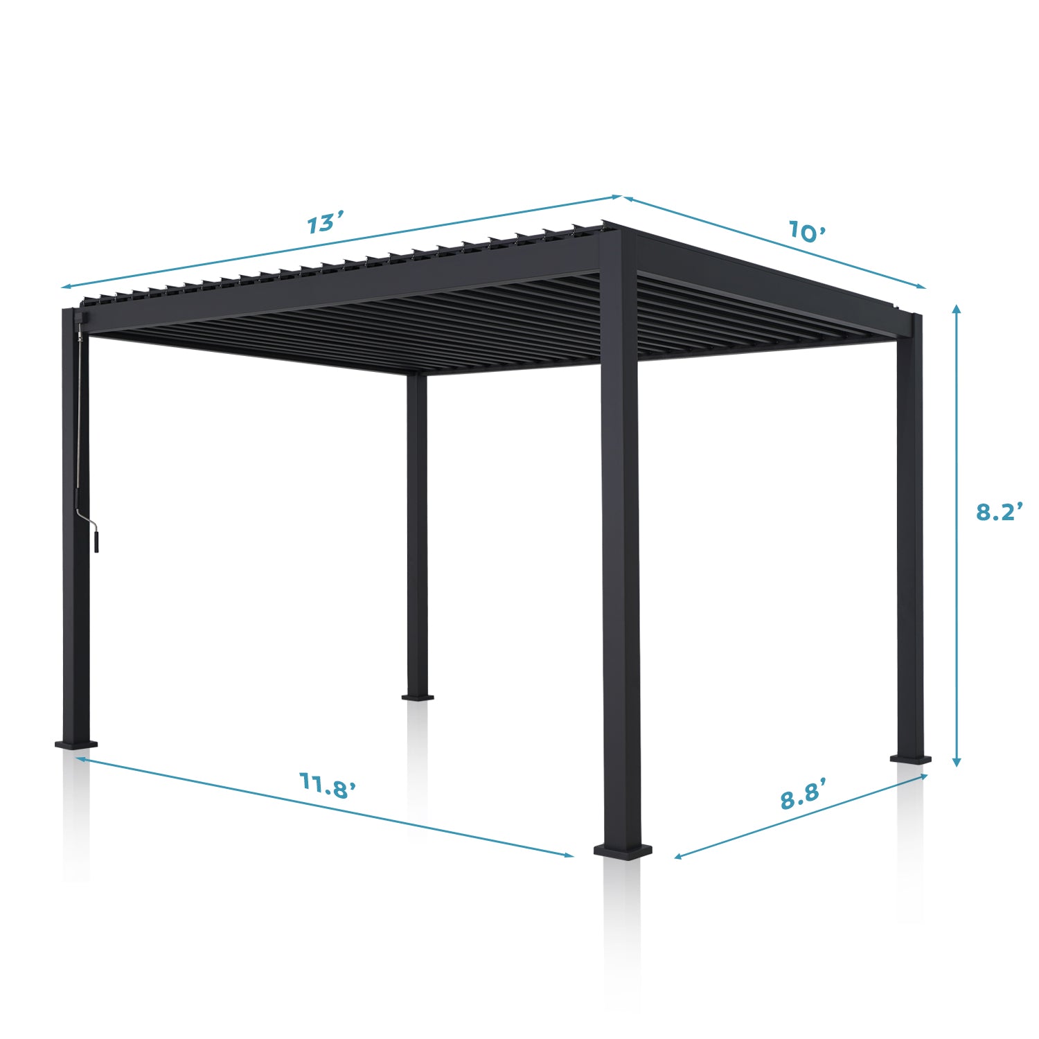 MIRADOR 111S 10'x13' PERGOLA