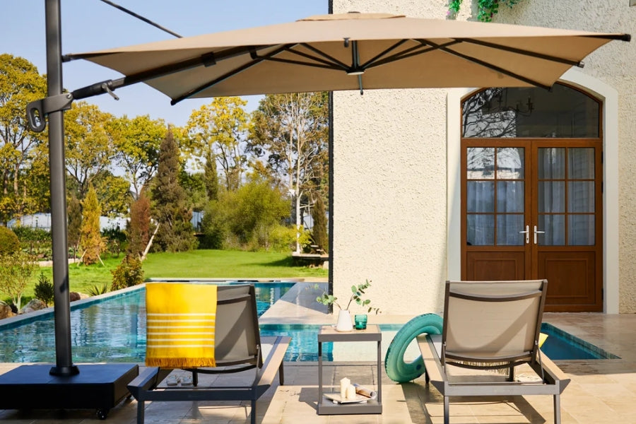 Mirador Novara 10'x10' Cantilever Umbrella