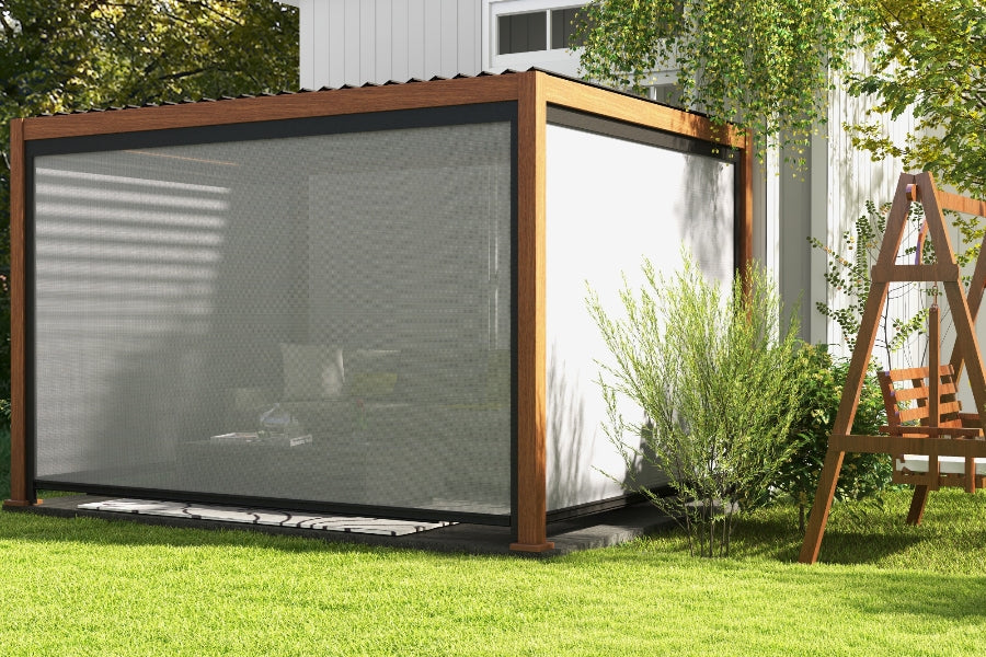 Can I Enclose a Mirador Pergola With Glass Doors or Privacy Screens?