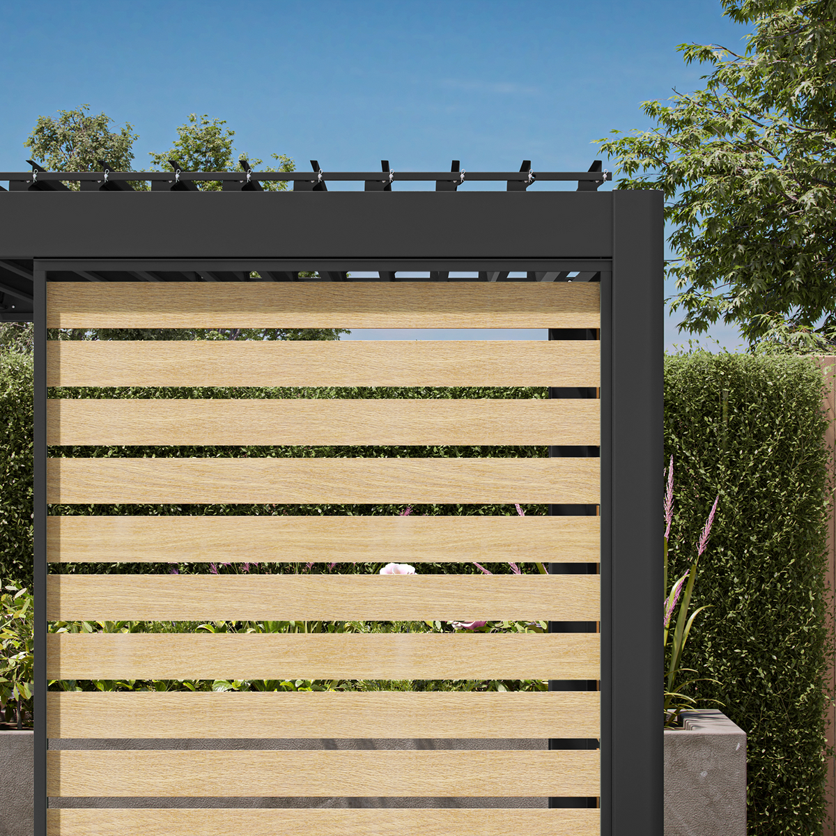 111 Accessory - 1/3 13' Active Oak Panorama Deco Wall