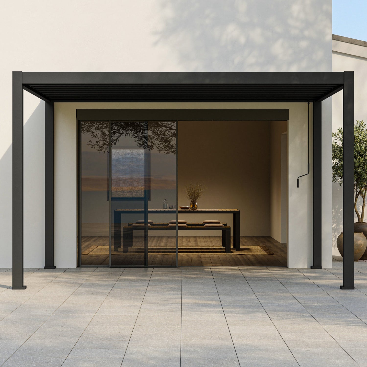 Mirador 111A 13'x10' Origami Pergola