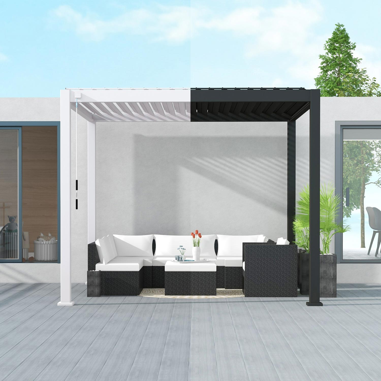 Mirador Louvered Pergola