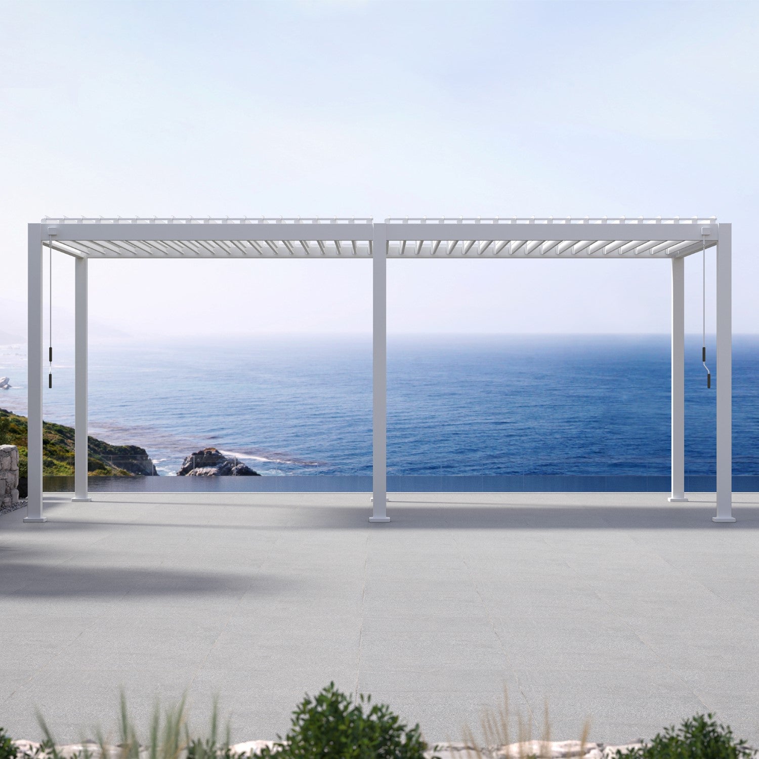 MIRADOR 111DA 10'x20' WHITE PERGOLA