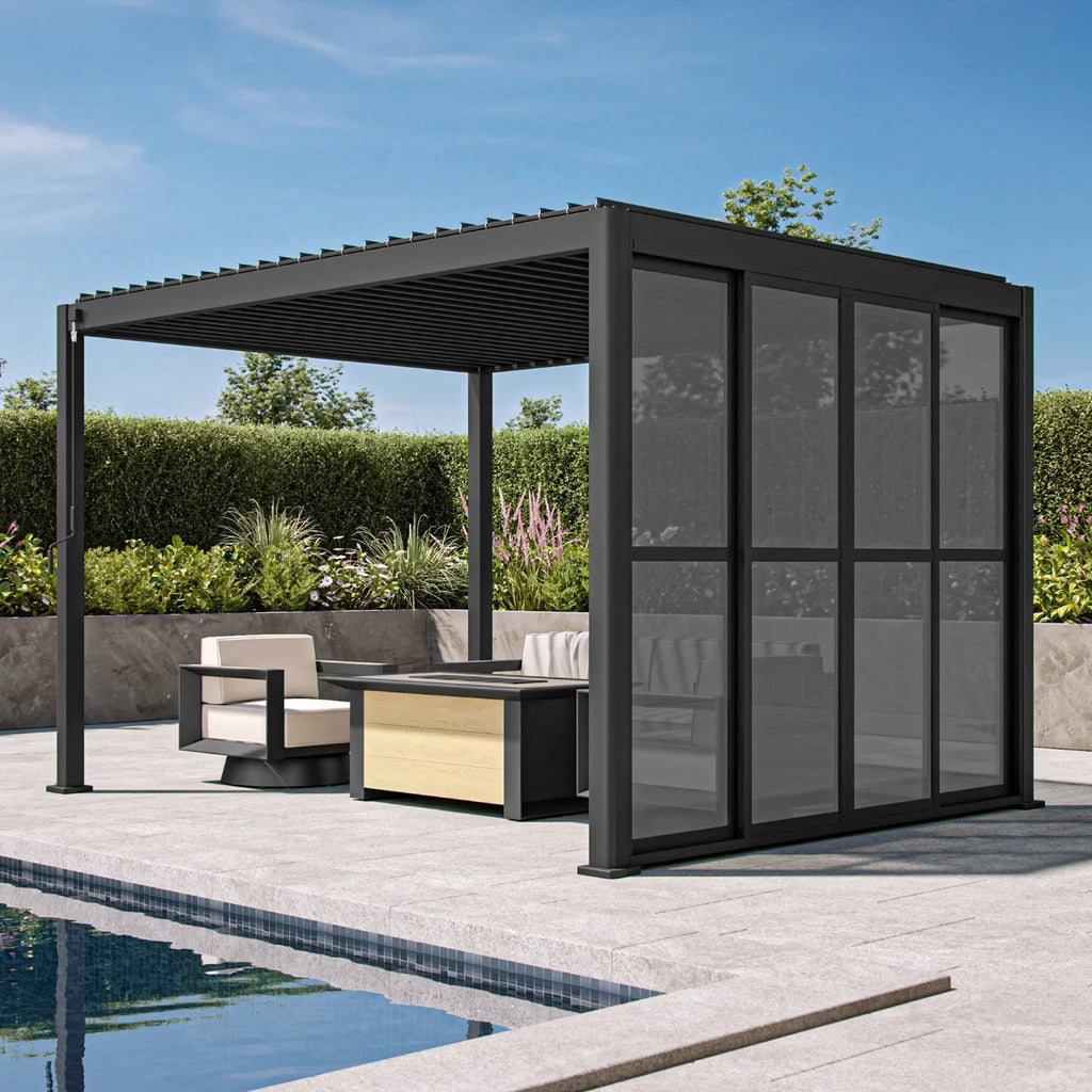 MIRADOR ACCESSORY | 111 Accessory - 10' Sliding Door for Pergola