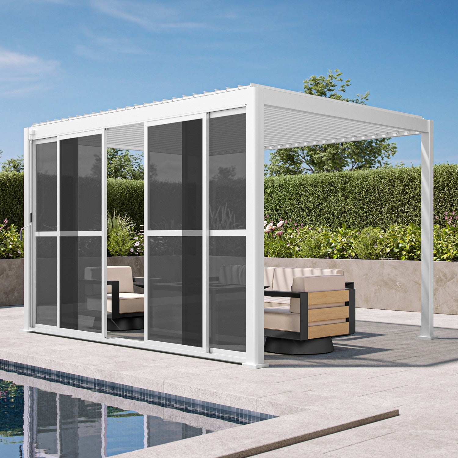 111 Accessory - 13' White sliding door