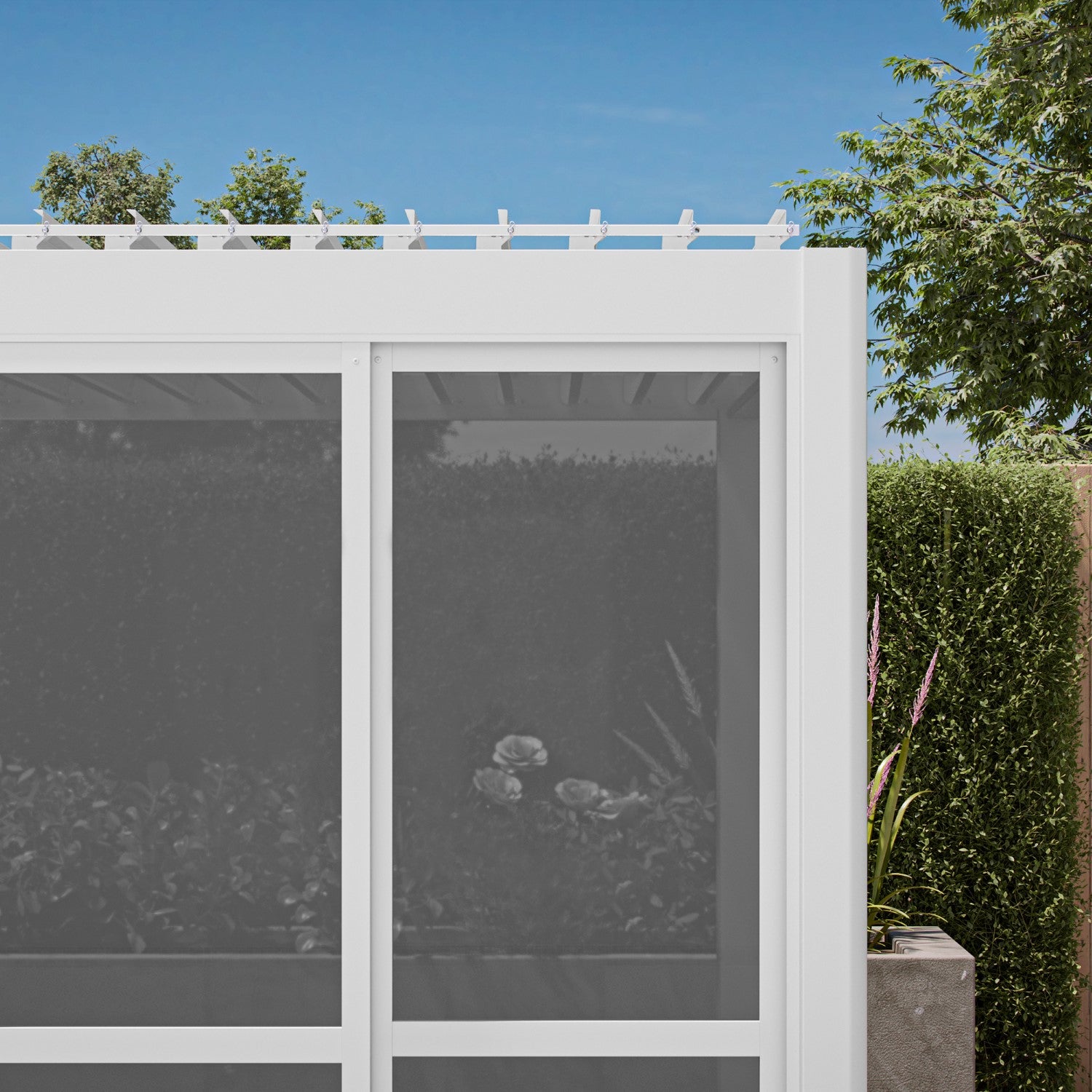 111 Accessory - 10' White sliding door