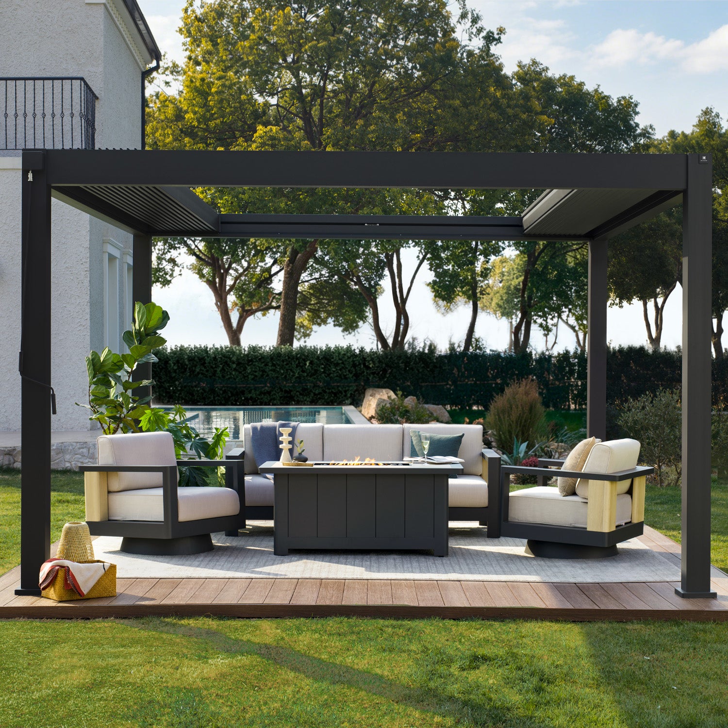 Mirador Outdoor 140DA Sky 13'x13' Pergola