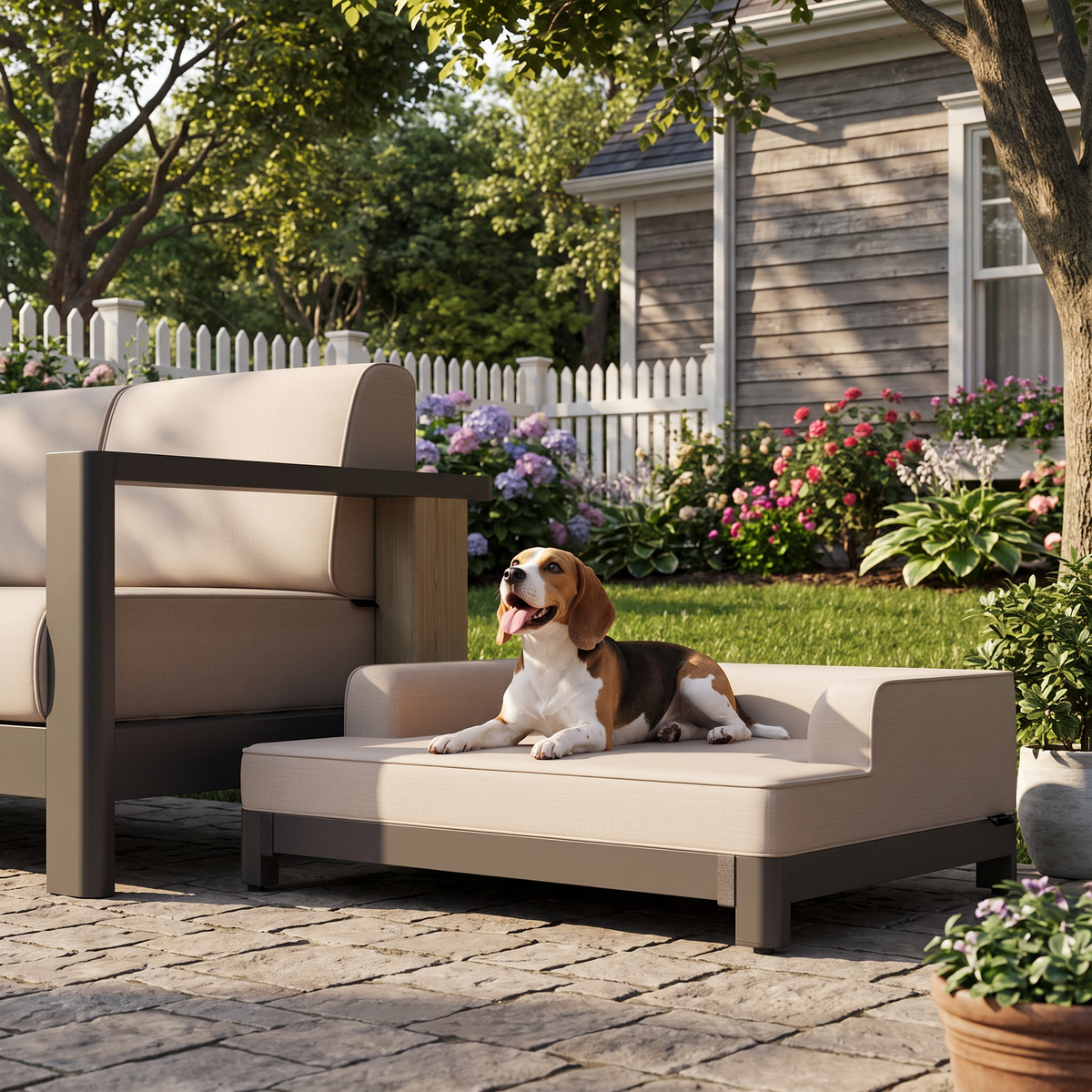 Siena Pet Bed 36‑Inch - Mirador Outdoor Furniture
