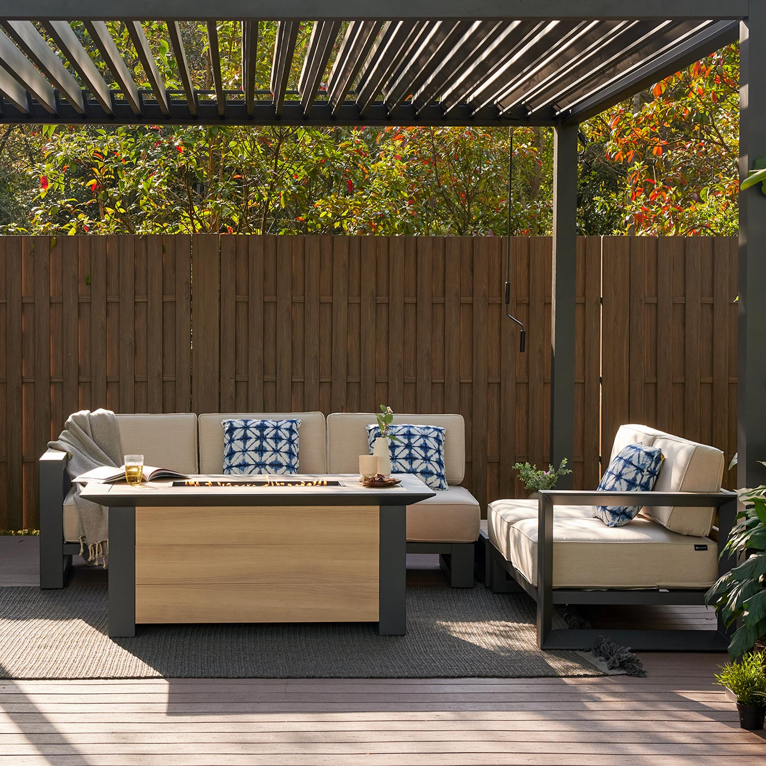 Sanibel Modular Corner Sofa - 5-piece - Mirador Outdoor Furniture