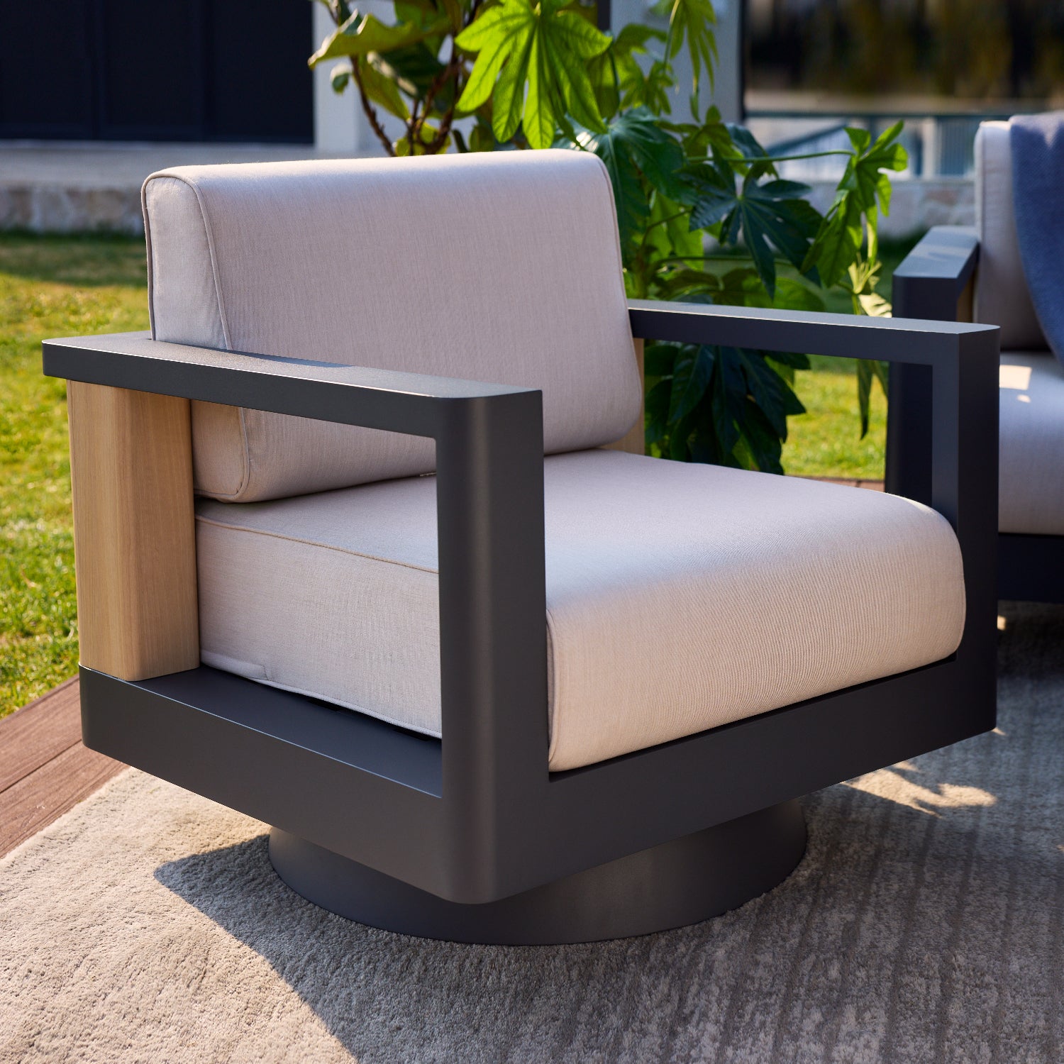 Siena 4-Piece Fire Pit Seating Set - Mirador Outdoor Furniture