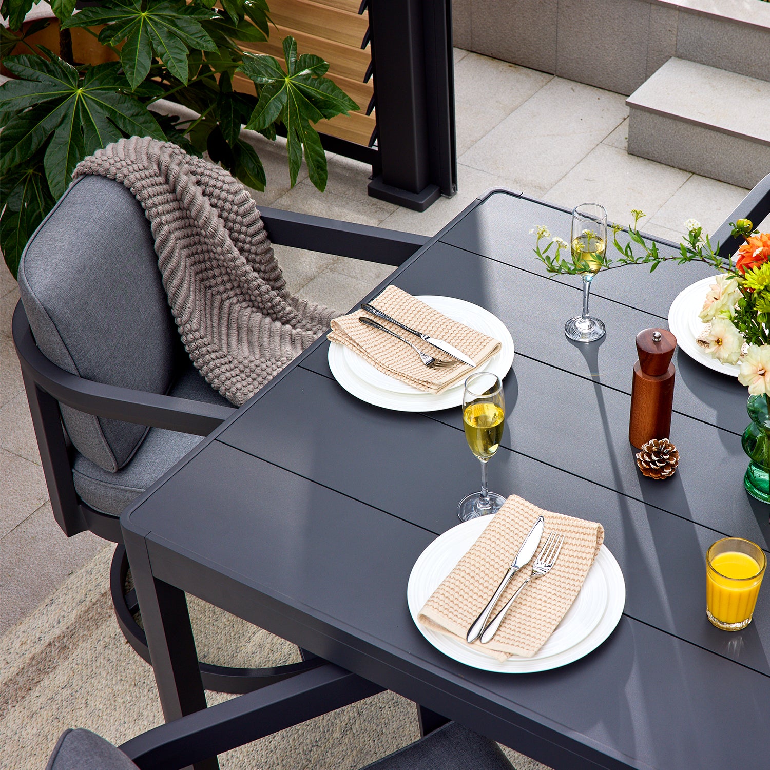 Mesa 7-Piece Dining Set - Mirador Outdoor Furniture