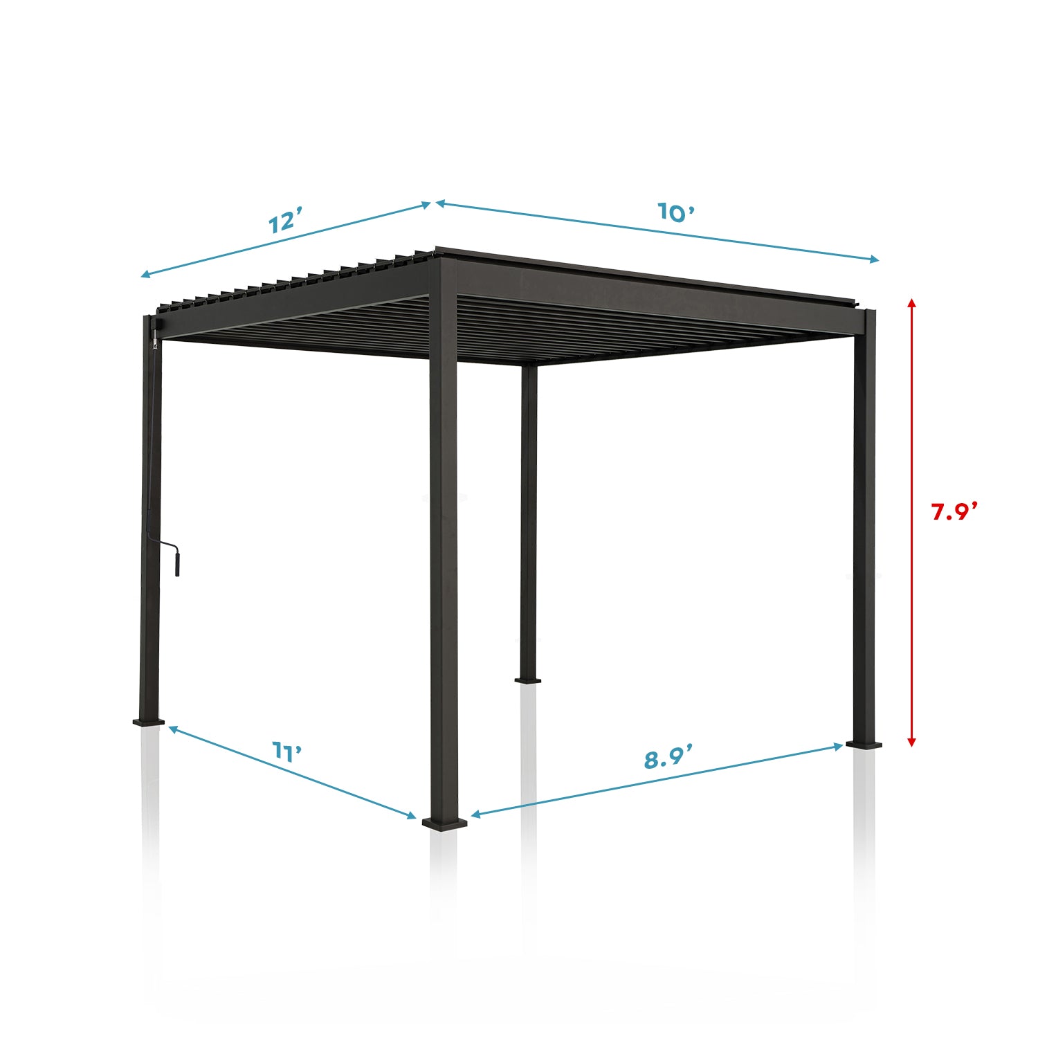 MIRADOR 88S 10'x12' PERGOLA
