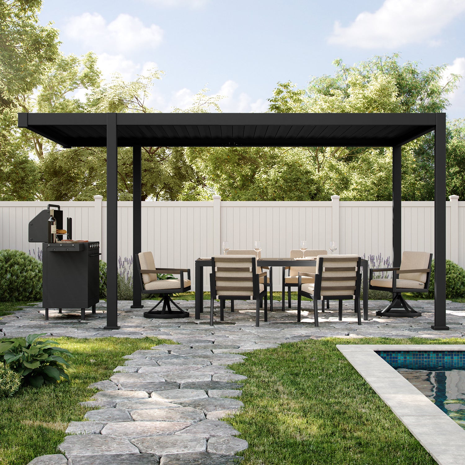 Mirador Outdoor 111A 10’x16’ Offset Gazebo