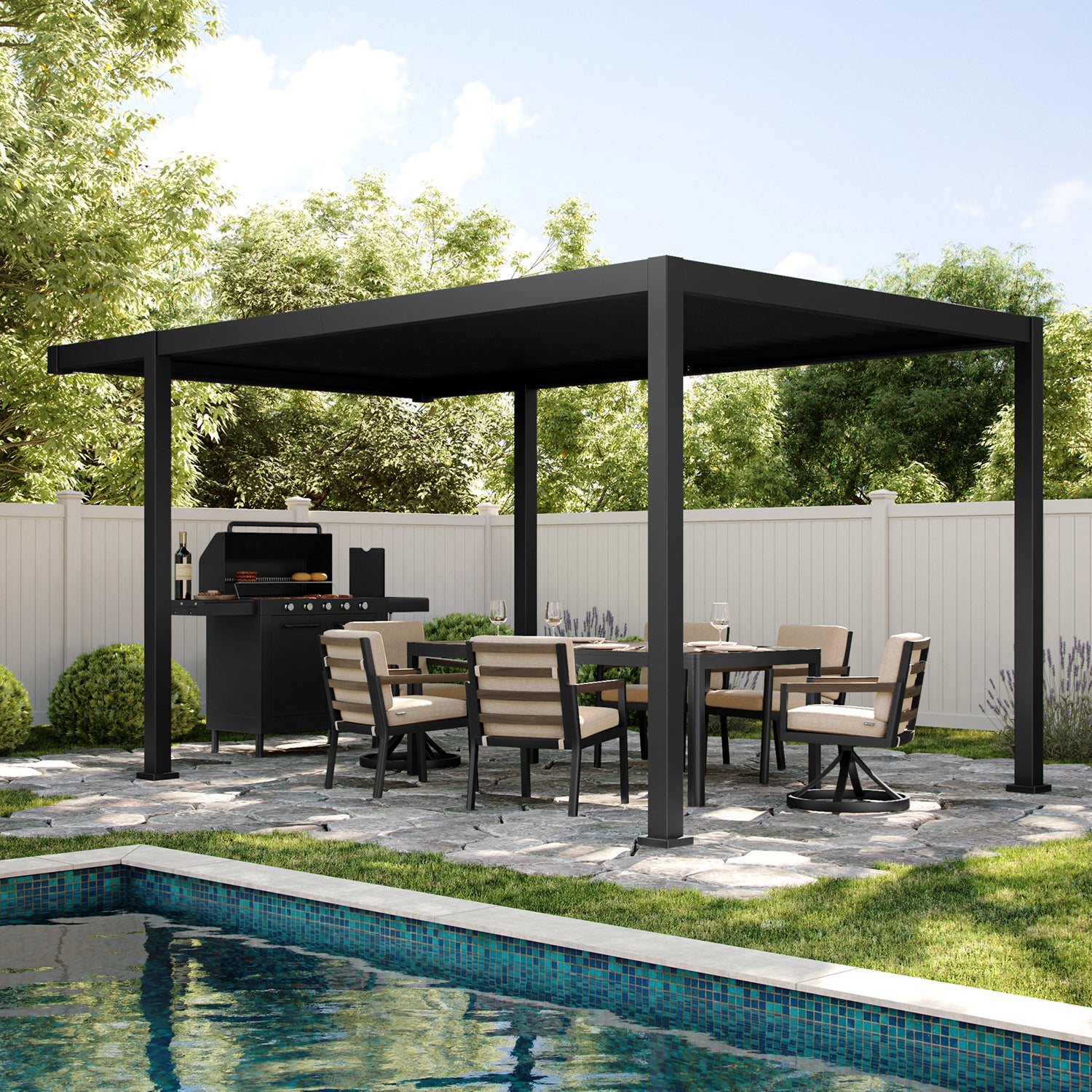 Mirador Outdoor 111A 10’x16’ Offset Gazebo